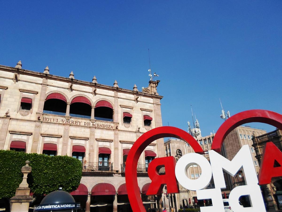Virrey De Mendoza Hotel Morelia Buitenkant foto